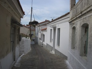 gasse von paläo karlovasi